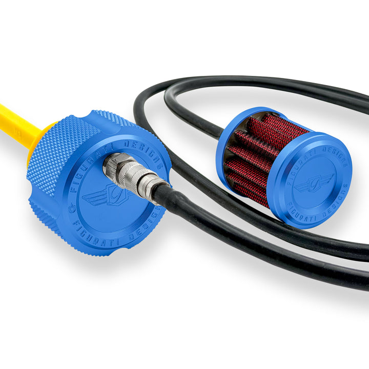 Figurati Designs – Performance Vented Dipstick for Harley-Davidson Touring M8 - Knurled