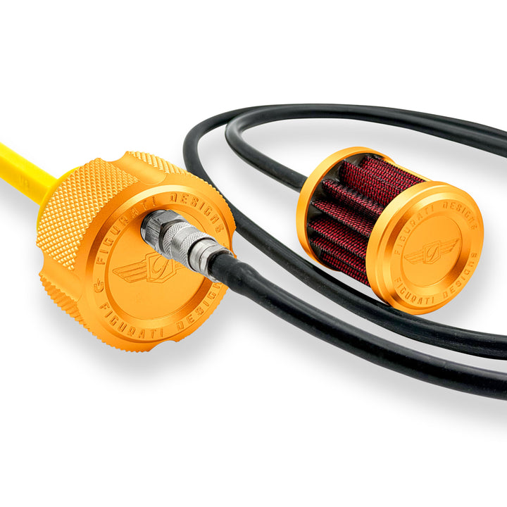 Figurati Designs – Performance Vented Dipstick for Harley-Davidson Touring M8 - Knurled