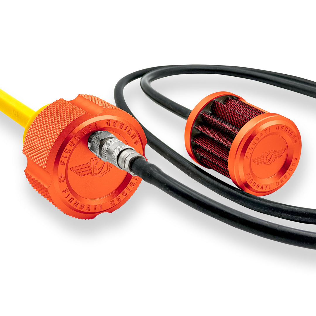 Figurati Designs – Performance Vented Dipstick for Harley-Davidson Touring M8 - Knurled