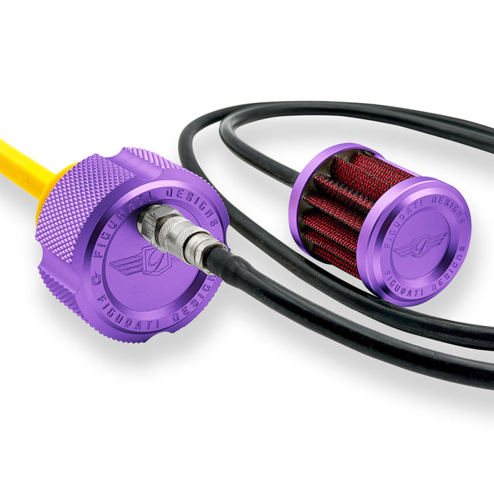 Figurati Designs – Performance Vented Dipstick for Harley-Davidson Touring M8 - Knurled