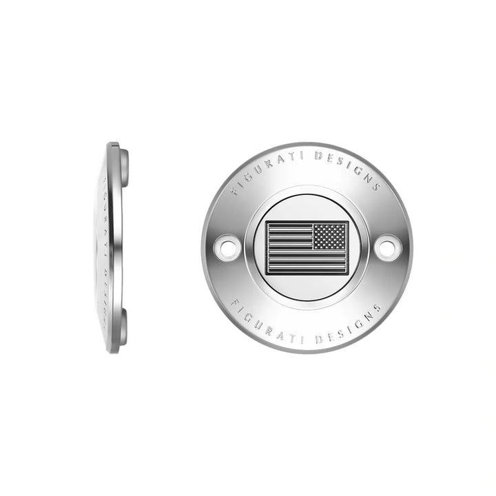 Figurati Designs – American Flag Reversed Timing Cover – M8