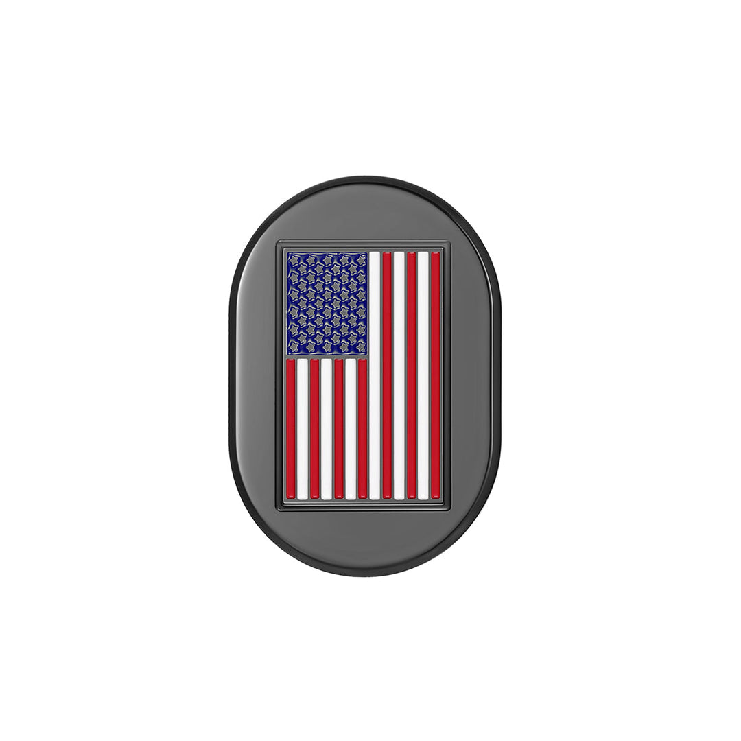 Figurati Designs – Harley-Davidson American Flag Antenna Cover - Left