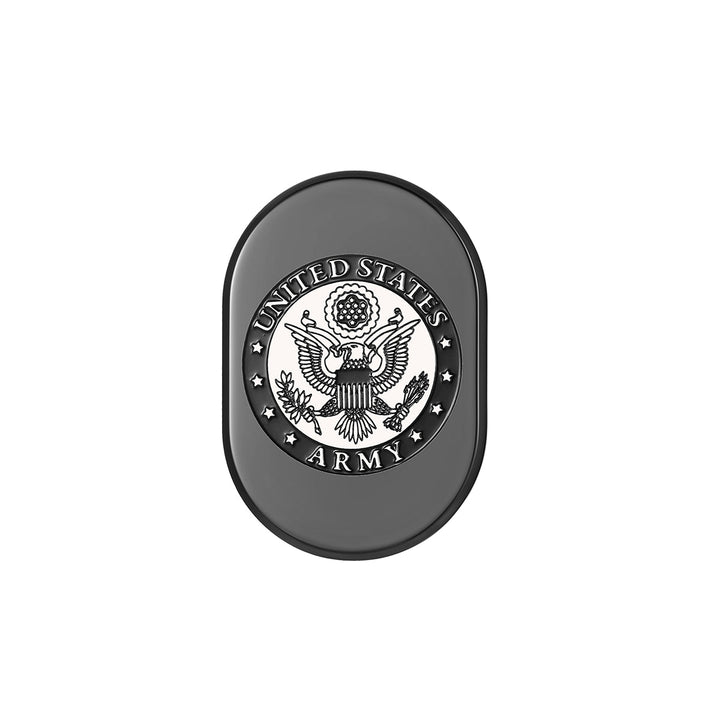 Figurati Designs – Harley-Davidson Stainless-Steel in Black US Army Antenna Cover - Left – FD81-AC-BLK-LFT