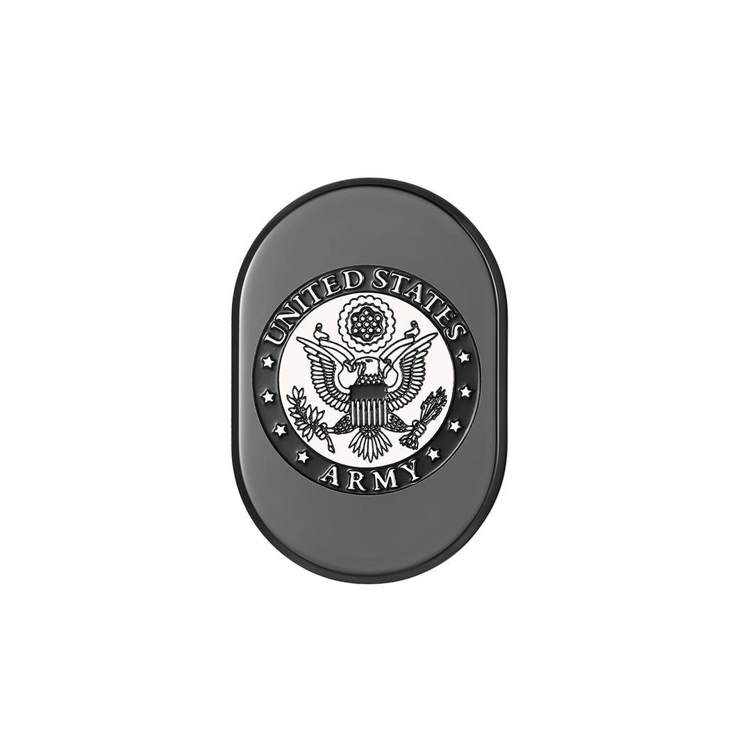 Figurati Designs – Harley-Davidson Stainless-Steel in Black US Army Antenna Cover - Right – FD81-AC-BLK-Rt