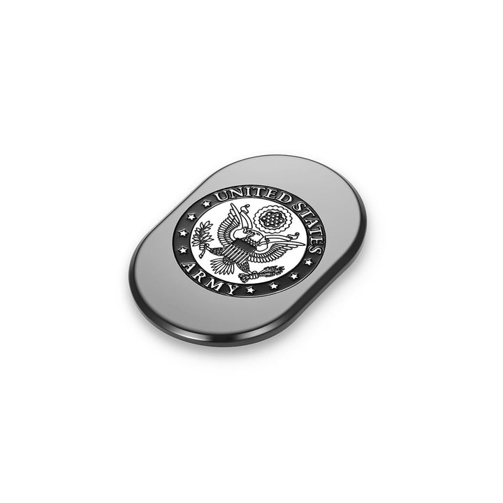 Figurati Designs – Harley-Davidson Stainless-Steel in Black US Army Antenna Cover - Left – FD81-AC-BLK-LFT