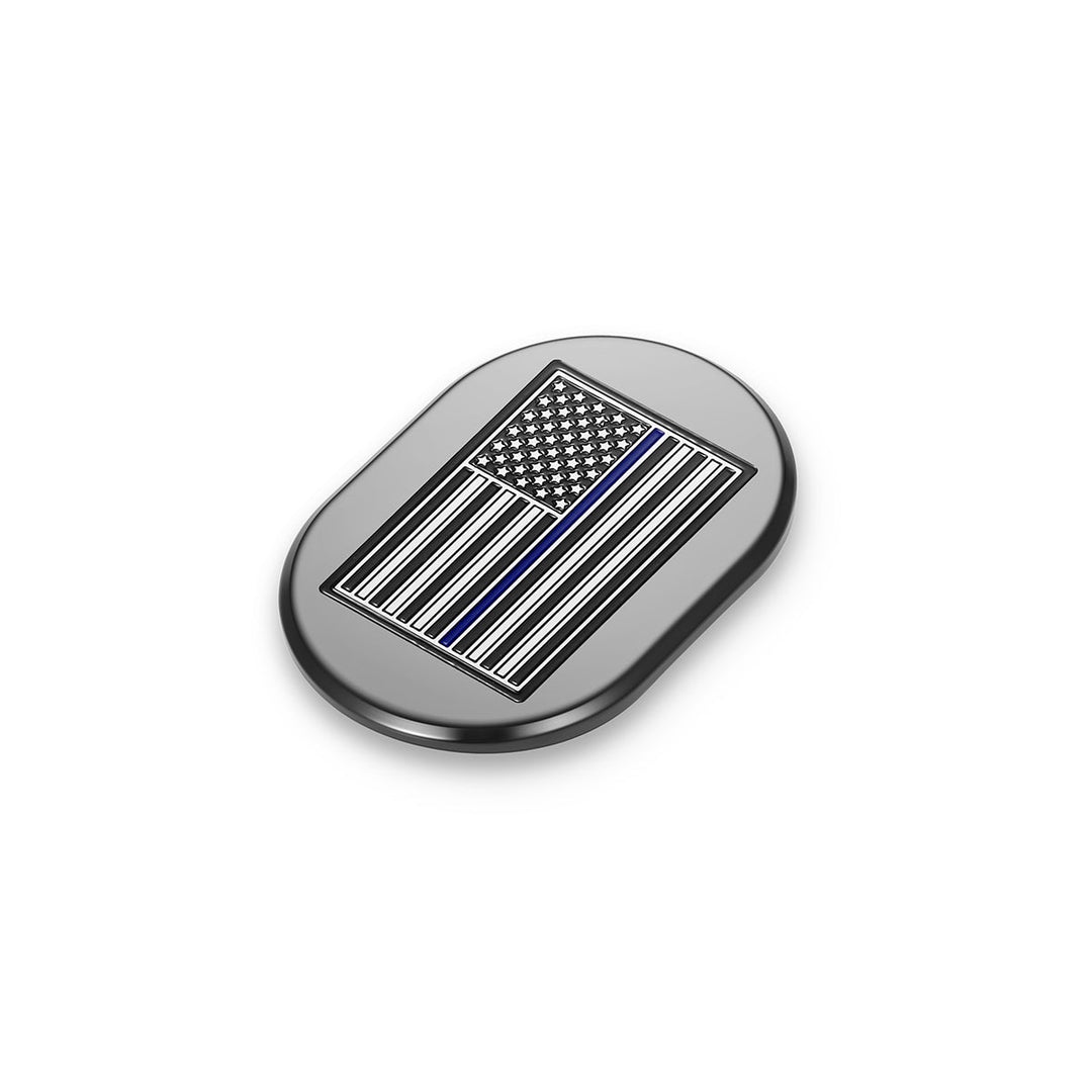 Figurati Designs – Harley-Davidson Black thin Blue Line Antenna Cover - Right – FD71-AC-BLK-RT