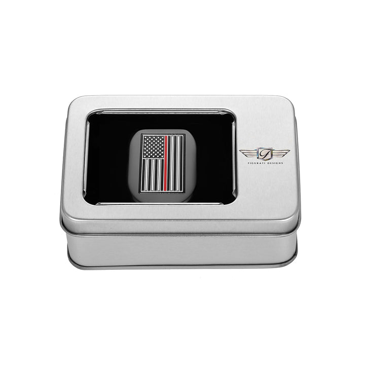 Figurati Designs – Harley-Davidson Black thin Red Line Antenna Cover - Right – FD75-AC-BLK-RT