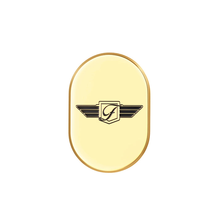 Figurati Designs – Harley-Davidson Gold FD Logo Blk. Antenna Cover - Left – FD01-ACR-GLD-LFT
