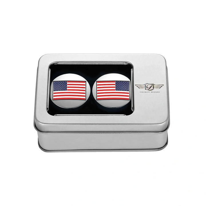 Figurati Designs – Harley-Davidson Stainless-Steel American Flag Swing Arm Covers - Reversed – FD20-AF-SS