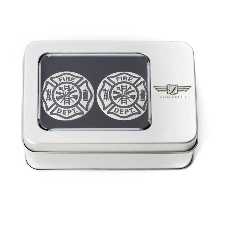 Figurati Designs – Harley-Davidson Stainless-Steel Swing Arm Covers Maltese Cross - FIRE – FD74-MCF-SS