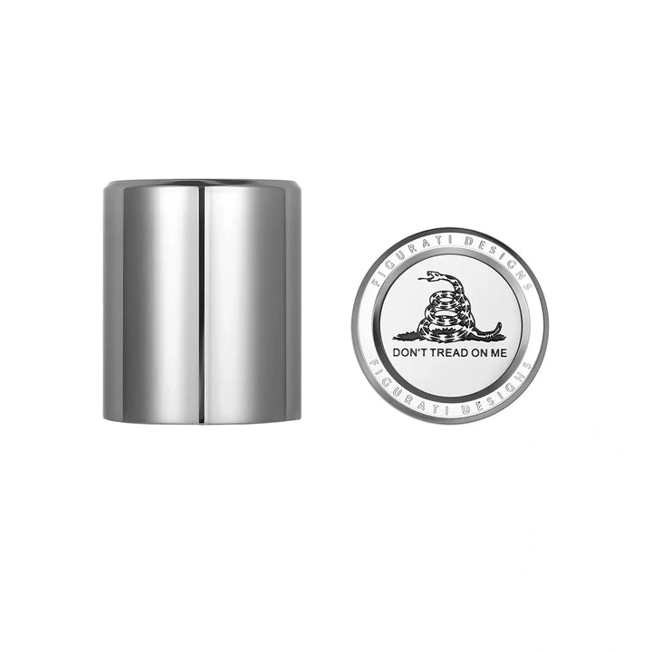 Figurati Designs – Harley-Davidson Stainless-Steel Don't Tread On Me Docking Hardware – FD40-DC-27.2/32-SS