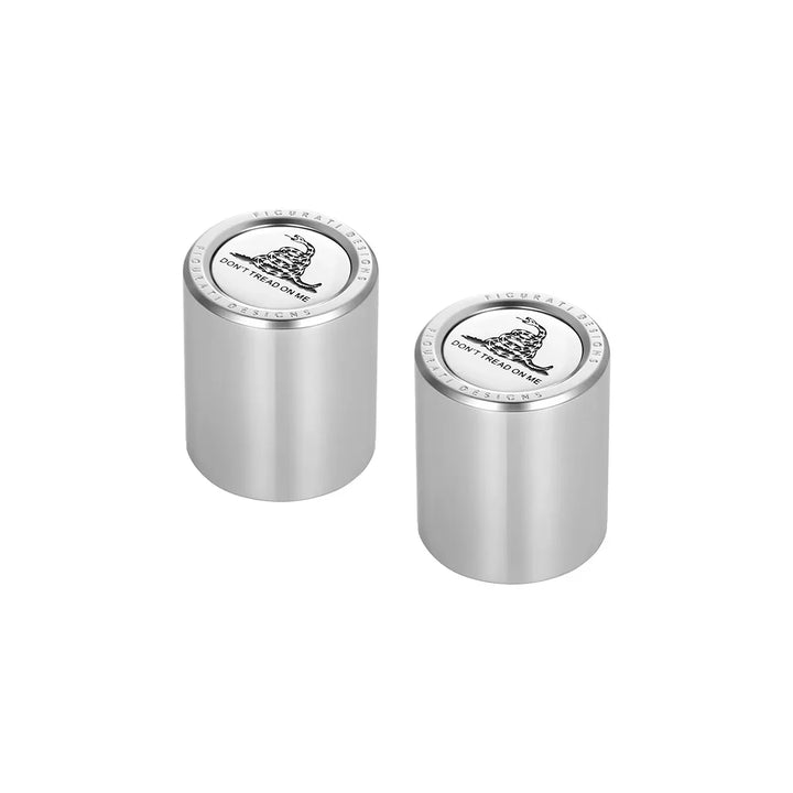 Figurati Designs – Harley-Davidson Stainless-Steel Don't Tread On Me Docking Hardware – FD40-DC-27.2/32-SS