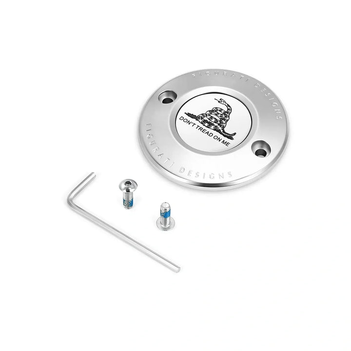 Figurati Designs – Harley-Davidson Stainless-Steel Don’t Tread on Me M8 Timing Cover – FD40-TC-2H-SS