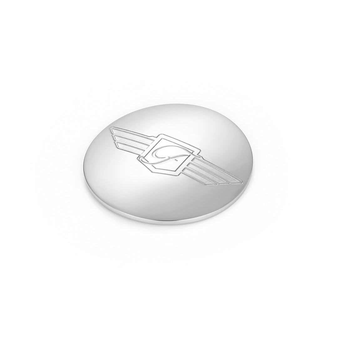Figurati Designs – Harley-Davidson Stainless-Steel FD Logo Back Fender Cover – FD01-BFCOVER-SS