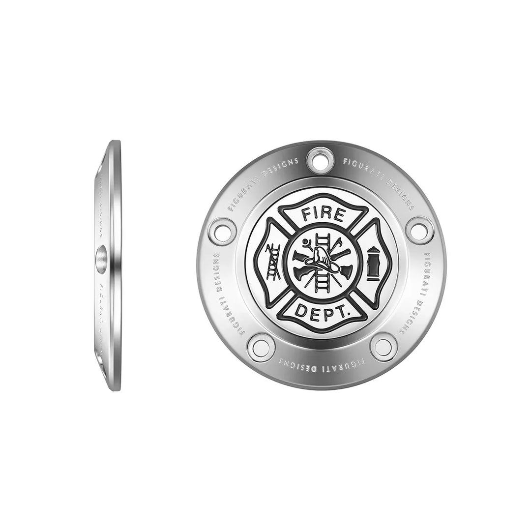 Figurati Designs – Harley-Davidson Stainless-Steel Maltese Cross - Reversed Twin Cam Timing Cover – FD74-TC-5H-SS