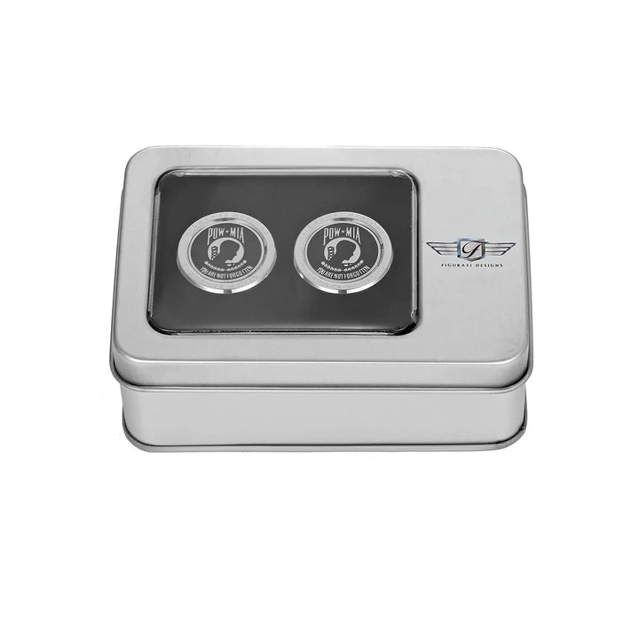 Figurati Designs – Harley-Davidson Stainless-Steel POW MIA Docking Hardware – FD50-DC-27.2/32-SS