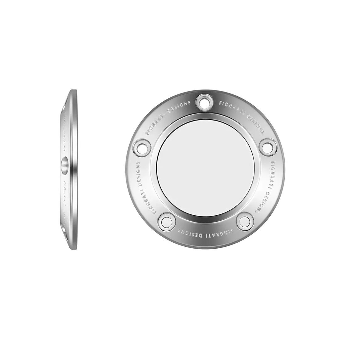 Figurati Designs – Harley-Davidson Stainless-Steel Twin Cam Custom Timing Cover - Contrast – FD60-TC-5H-SS-BW