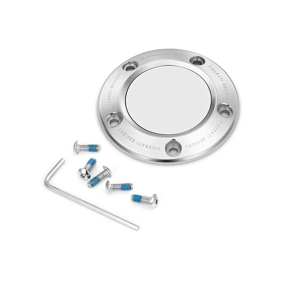 Figurati Designs – Harley-Davidson Stainless-Steel Twin Cam Custom Timing Cover - Full Color – FD60-TC-5H-SS-C