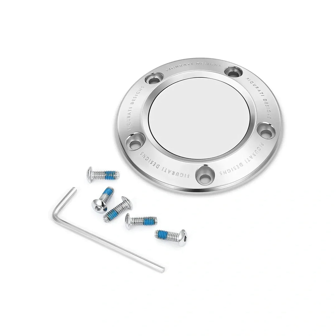 Figurati Designs – Harley-Davidson Stainless-Steel Twin Cam Timing Cover – FD60-TC-5H-SS