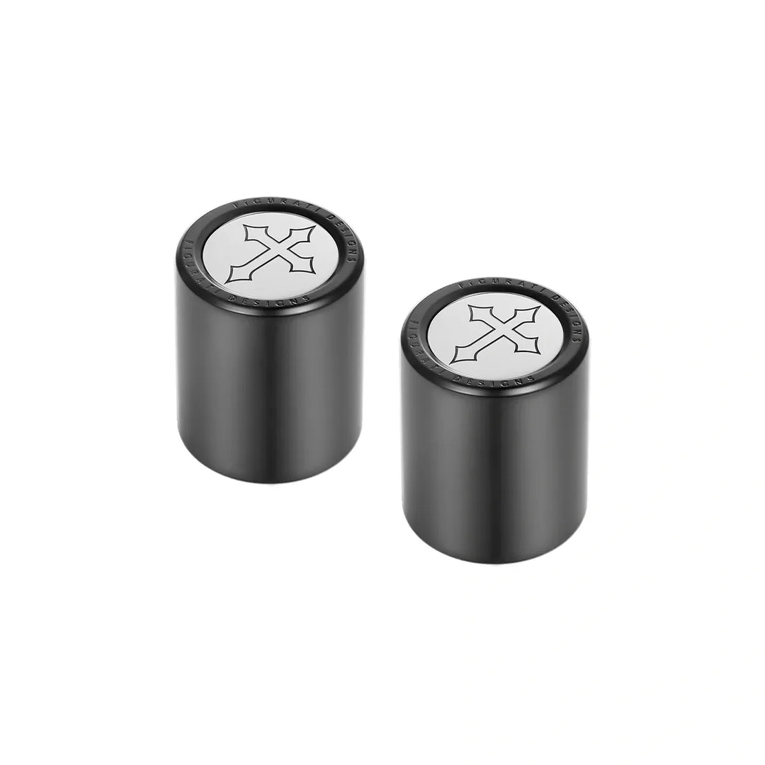 Figurati Designs – Harley-Davidson Stainless-Steel in Black Cross Docking Hardware – FD41-DC-27.2/32-BLK