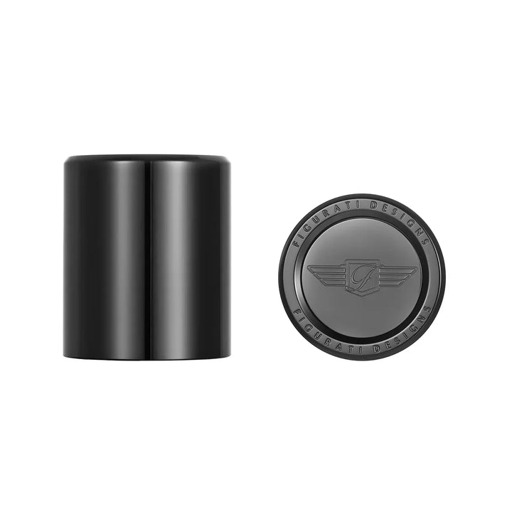 Figurati Designs – Harley-Davidson Stainless-Steel in Black Figurati Design Logo Docking Hardware – FD01-DC-27.2/32-BLK