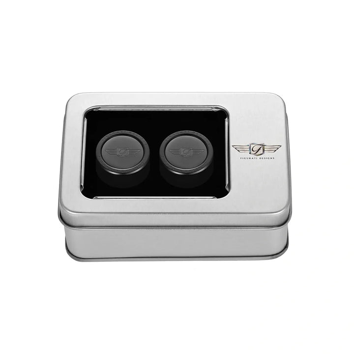 Figurati Designs – Harley-Davidson Stainless-Steel in Black Figurati Design Logo Docking Hardware – FD01-DC-27.2/32-BLK