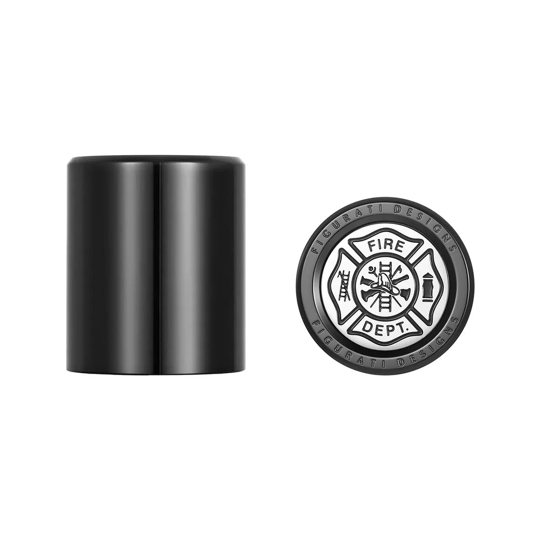 Figurati Designs – Harley-Davidson Stainless-Steel in Black Maltese Cross - FIRE Docking Hardware – FD74-DC-27.2/32-BLK