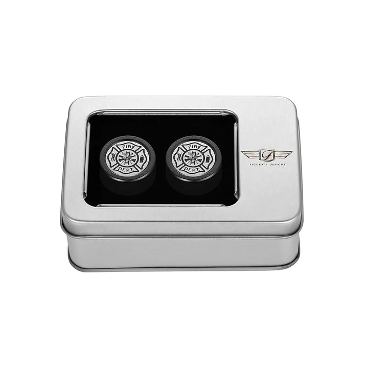 Figurati Designs – Harley-Davidson Stainless-Steel in Black Maltese Cross - FIRE Docking Hardware – FD74-DC-27.2/32-BLK