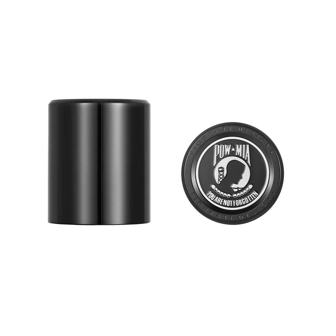 Figurati Designs – Harley-Davidson Stainless-Steel in Black POW MIA Docking Hardware – FD50-DC-27.2/32-BLK