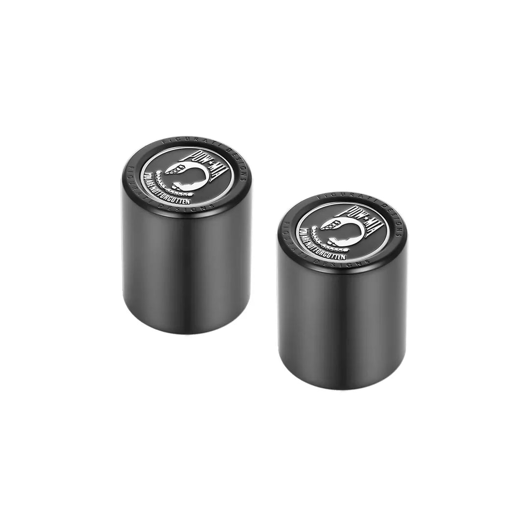 Figurati Designs – Harley-Davidson Stainless-Steel in Black POW MIA Docking Hardware – FD50-DC-27.2/32-BLK