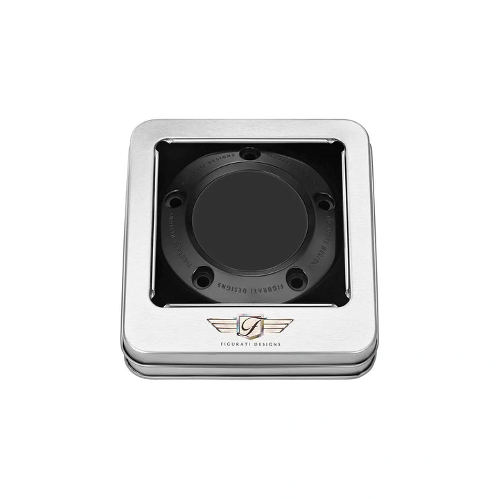 Figurati Designs – Harley-Davidson Stainless-Steel in Black Twin Cam Timing Cover – FD65-TC-5H-BLK