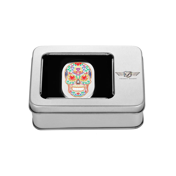 Figurati Designs – Harley-Davidson Antenna Sugar Skull Cover - Left