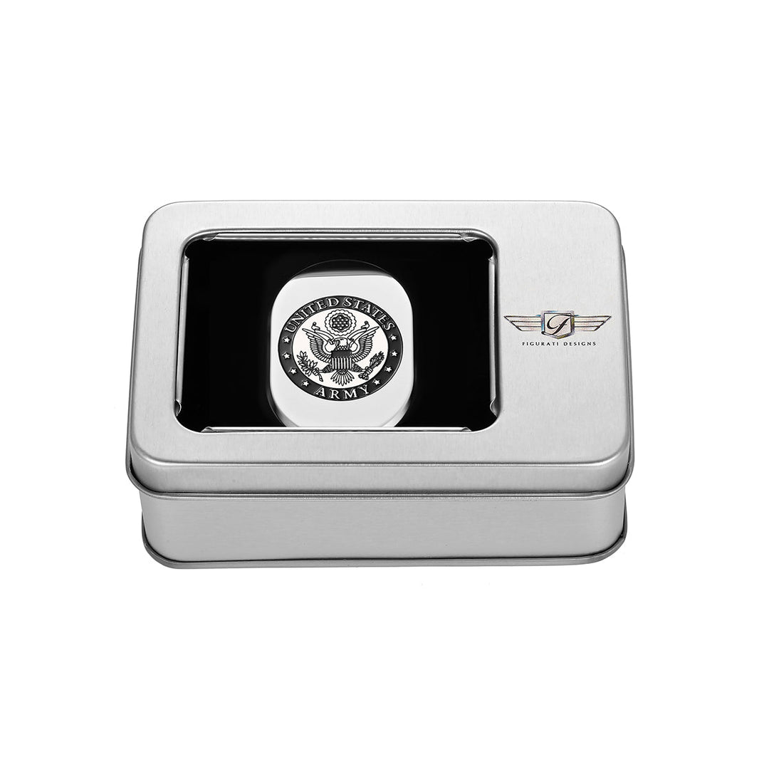 Figurati Designs – Harley-Davidson Stainless-Steel US Army Antenna Cover - Left – FD81-AC-SS-LFT