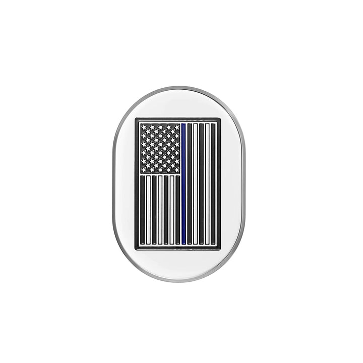 Figurati Designs – Harley-Davidson Stainless-Steel thin Blue Line Antenna Cover - Right – FD70-AC-SS-RT