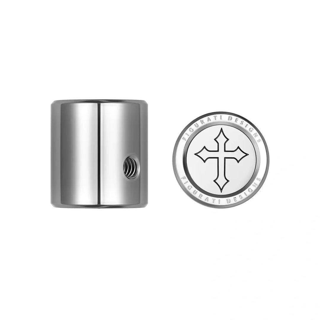 Figurati Designs – Heel Toe Shifter Cover - Stainless-Steel Cross – FD41-HTSC-SS