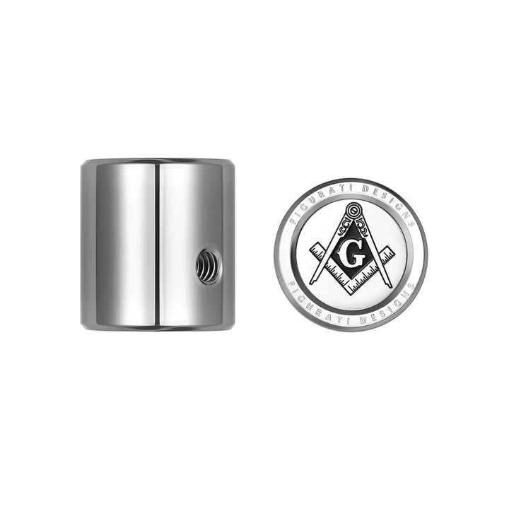 Figurati Designs – Heel Toe Shifter Cover - Stainless-Steel Masonic Emblem – FD42-HTSC-SS