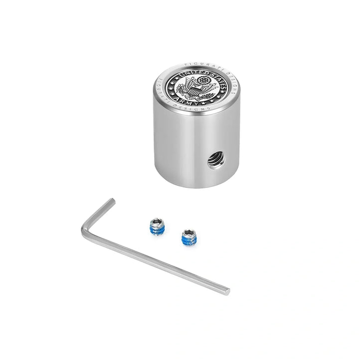 Figurati Designs – Heel Toe Shifter Cover - Stainless-Steel Officially Licensed US Army – FD81-HTSC-SS
