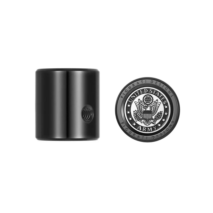 Figurati Designs – Heel Toe Shifter Cover - Stainless-Steel in Black Officially Licensed US Army – FD81-HTSC-BLK