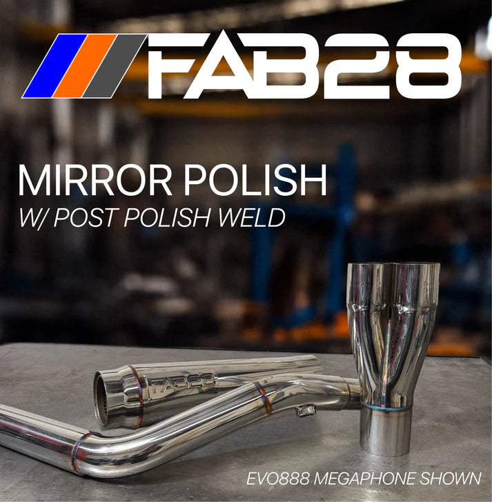 Fab28 Stainless 2-into-1 Exhaust System - Dyna High Output