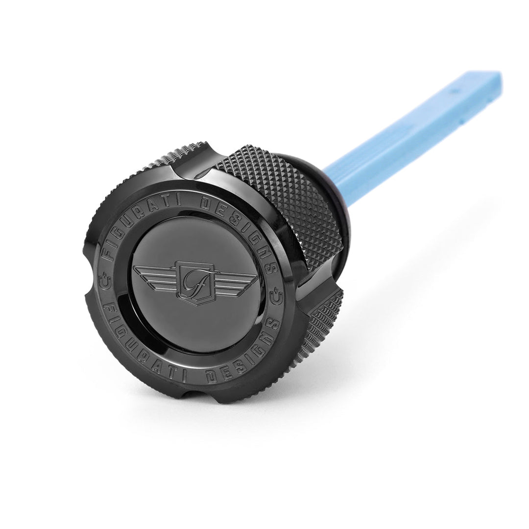 Figurati Designs – Signature Magnetic Dipstick for Harley-Davidson FXR (1982-1994) - Knurled