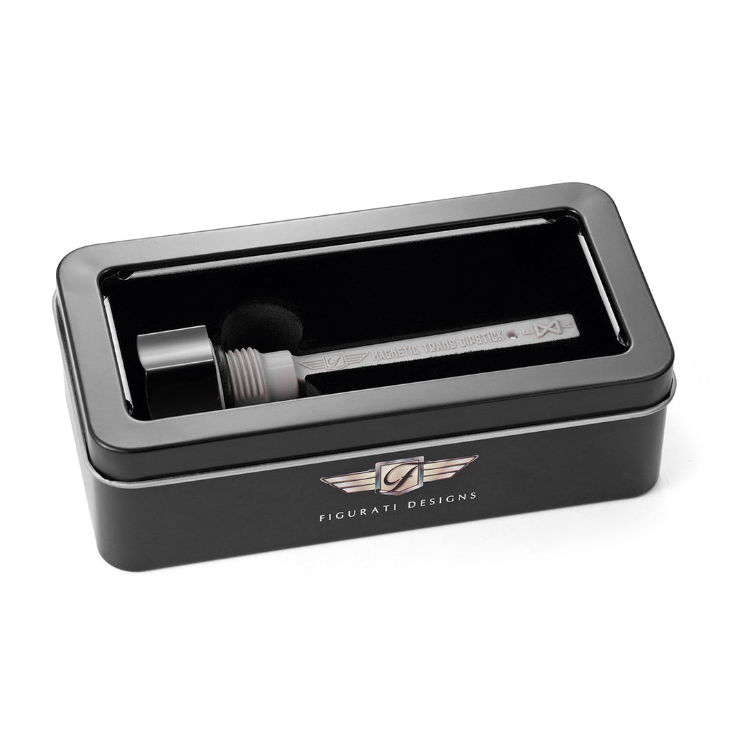 Figurati Designs – Signature Magnetic Transmission Dipstick for Harley-Davidson All Models - Curved Black – FD01-MAGTDT-SM-BLK