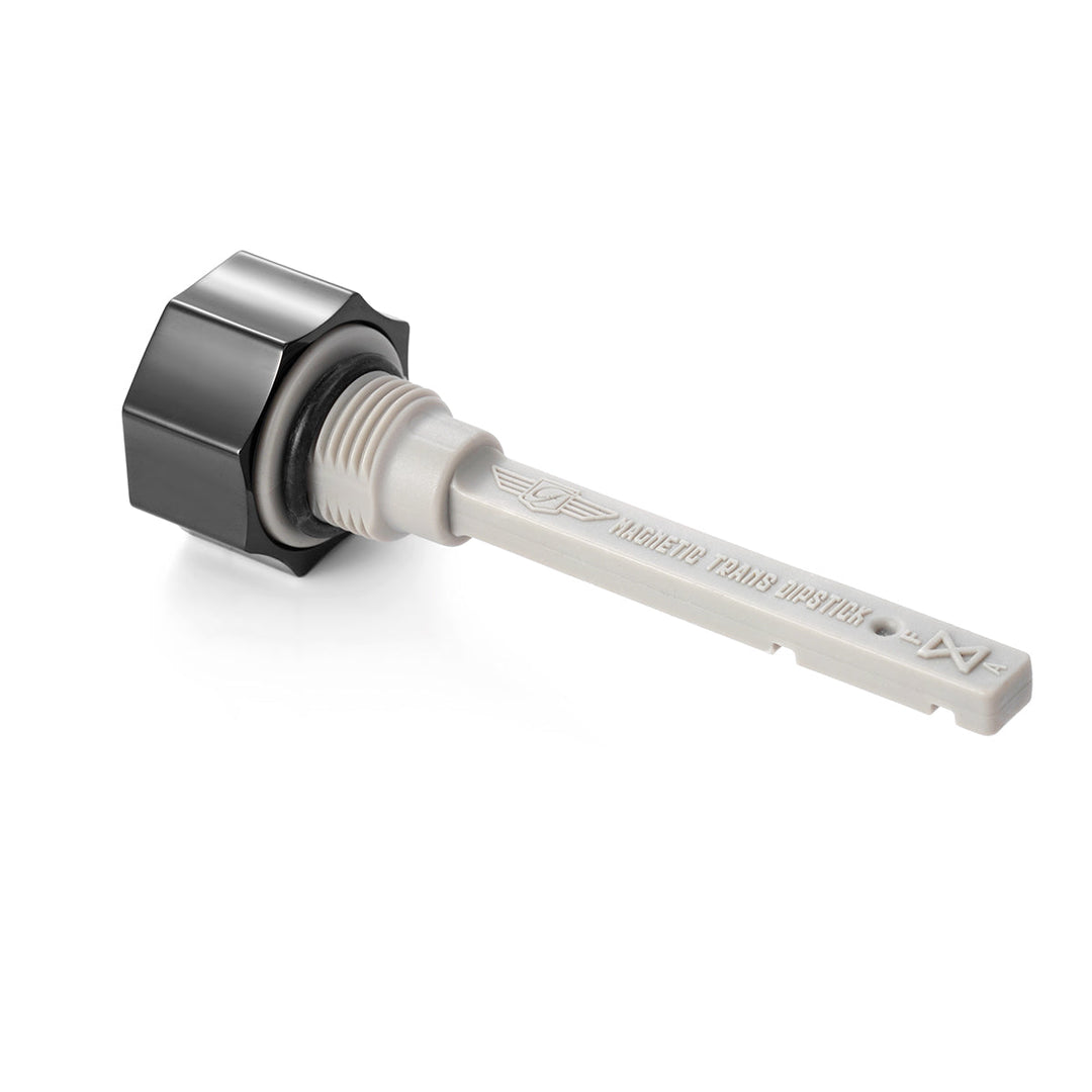Figurati Designs – Signature Magnetic Transmission Dipstick for Harley-Davidson All Models - Curved Black – FD01-MAGTDT-SM-BLK