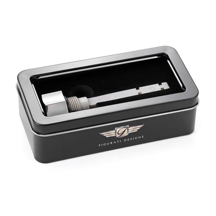 Figurati Designs – Signature Magnetic Transmission Dipstick for Harley-Davidson All Models - Curved Silver – FD01-MAGTDT-SM-SS