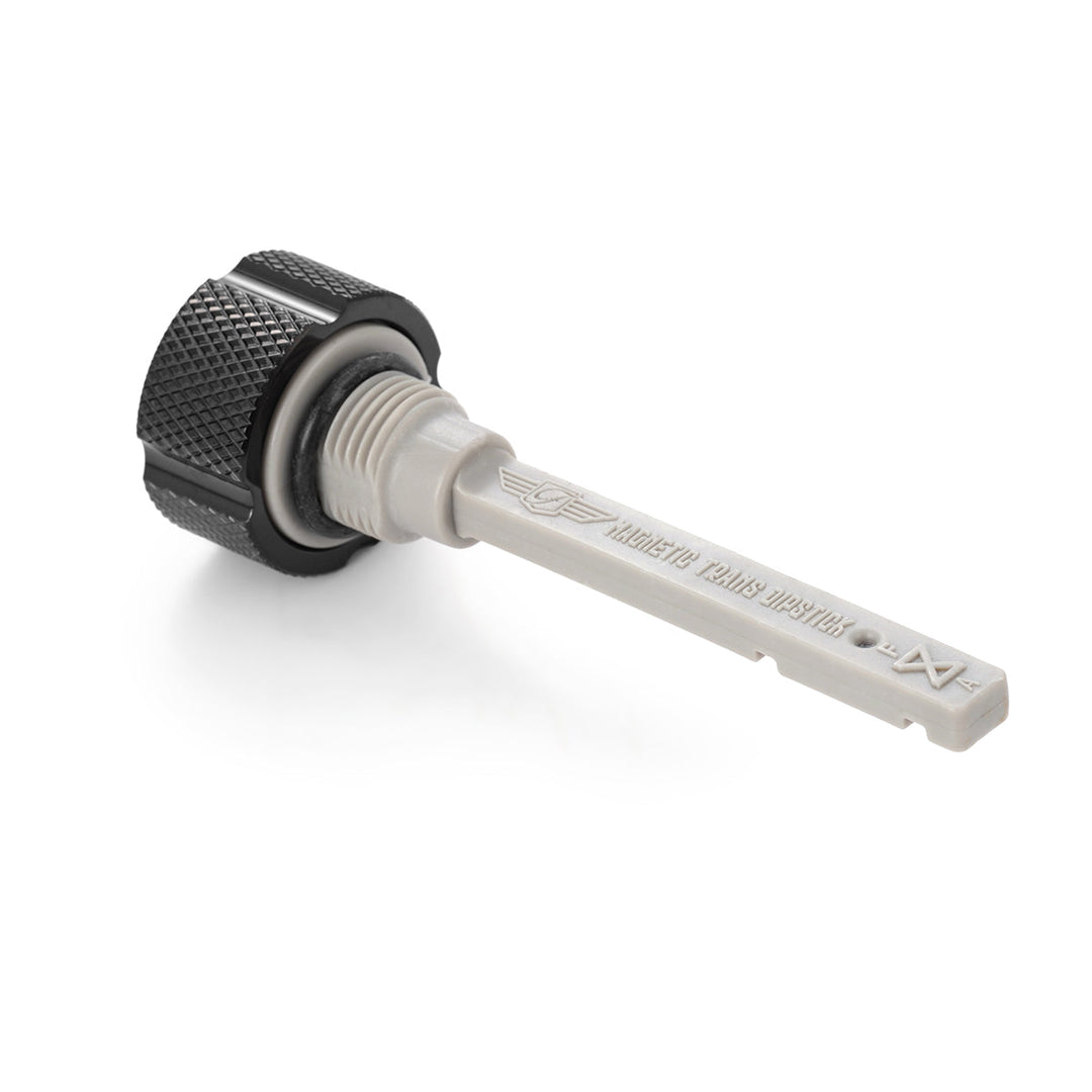 Figurati Designs – Signature Magnetic Transmission Dipstick for Harley-Davidson All Models - Knurled Black – FD01-MAGTDT-KN-BLK