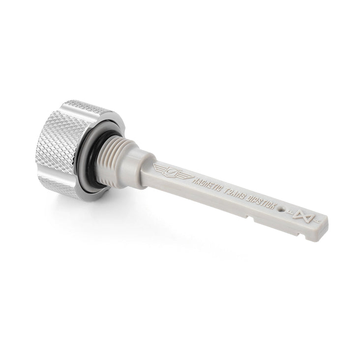 Figurati Designs – Signature Magnetic Transmission Dipstick for Harley-Davidson All Models - Knurled Silver – FD01-MAGTDT-KN-SS