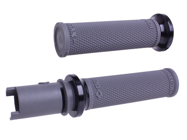 ODI Lock-On Ruffian Grips For 2024-Up-Touring & 2025-Up M8 Softails Graphite/Black
