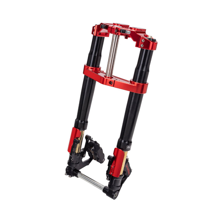 OG Red 2014-2023 Touring Inverted Front End Complete kit Drop 1 inch
