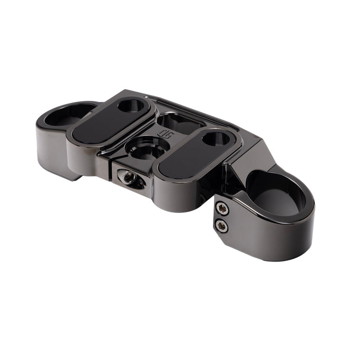 Black Chrome OG 2018-Up Softail 49mm Drop 1 inch Top Triple Tree