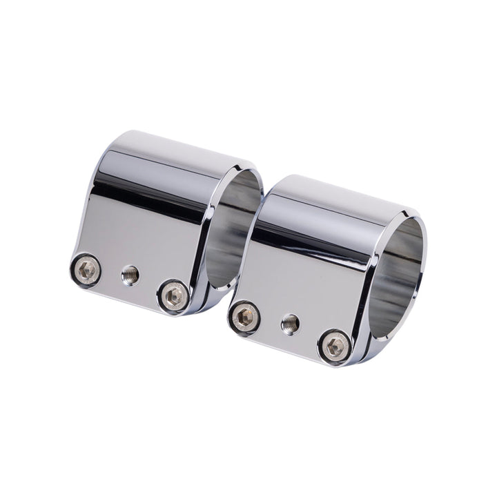 OG Fog Light Crash Bar Mounts Chrome for Harley-Davidson