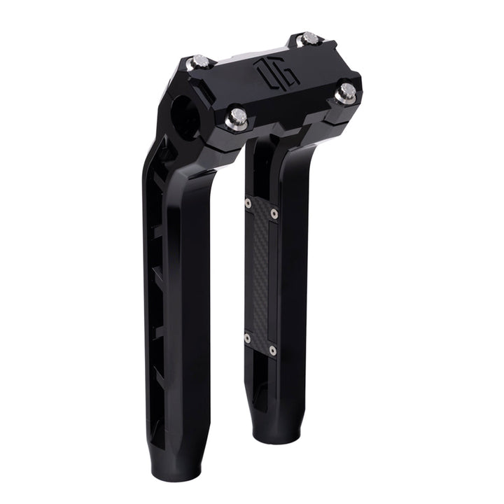 OG Black Performance 10.5 inch Pull Back Riser Legs Standard Top Clamp Black